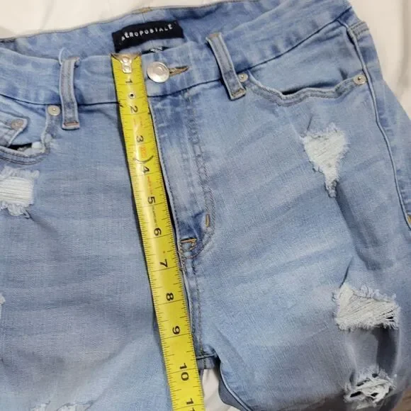 Aeropostale high-rise curvy jeggings sz 8 - Picture 9 of 9